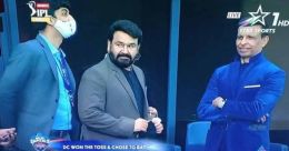 Mohanlal spotted at IPL final in Dubai