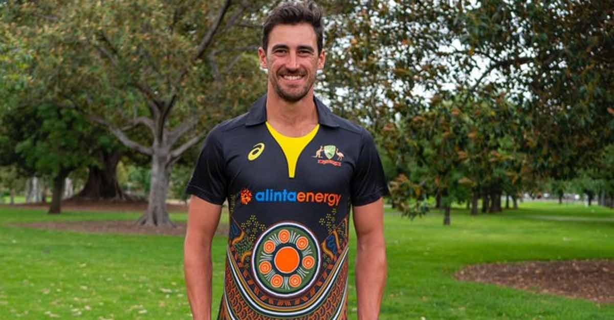 Australia unveil indigenous jersey Australia unveil indigenous jersey