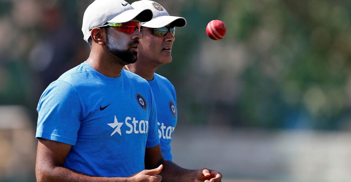 Ashwin and Kumble