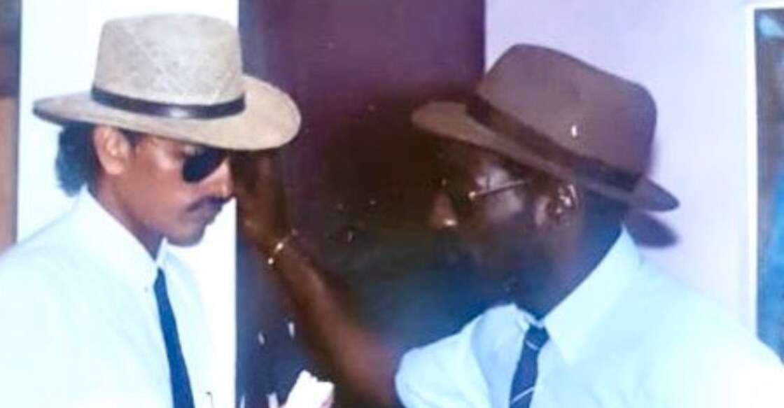 Shastri with the King