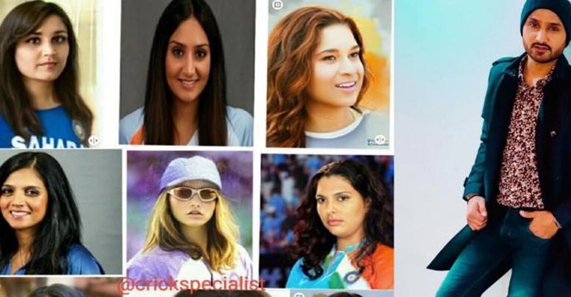 Harbhajan shares morphed images of Indian cricket legends