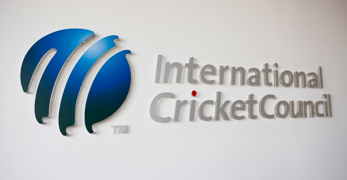 The International Cricket Council (ICC) logo at the ICC headquarters in Dubai, October 31, 2010. REUTERS/Nikhil Monteiro/Files