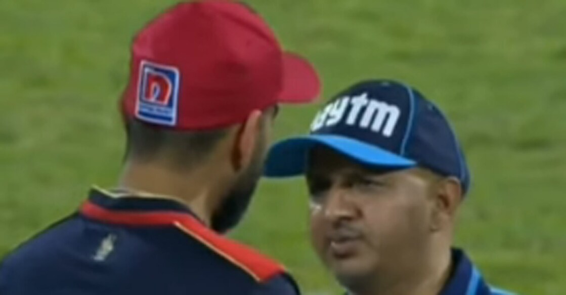 Kohli fights with umpire