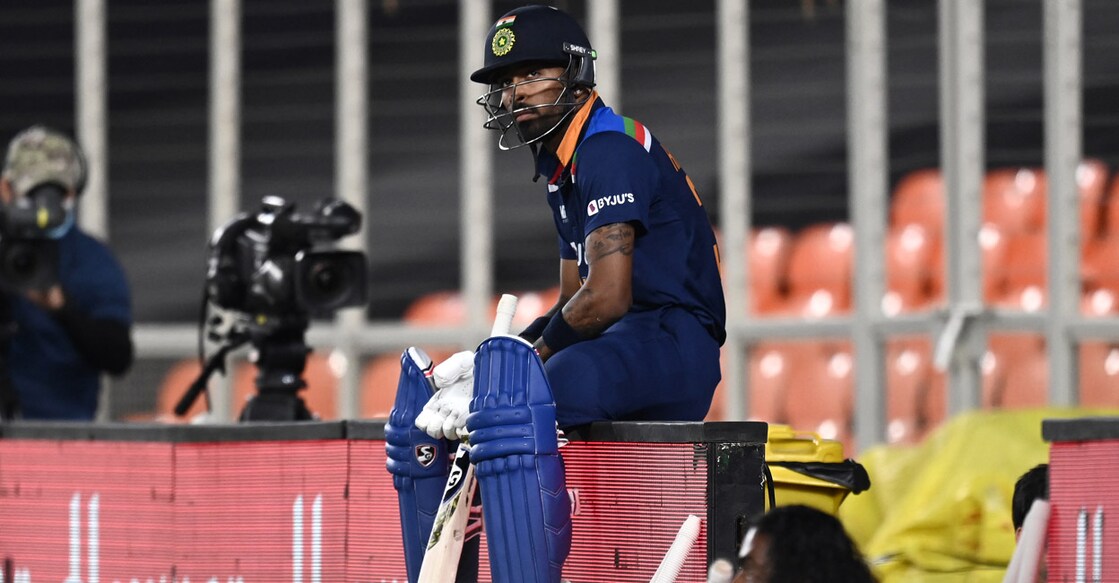 Hardik Pandya has found the going tough of late. File photo: AFP