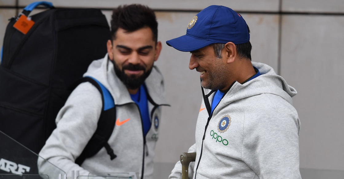 Virat Kohli and M S Dhoni have great respect for each other. File photo: AFP