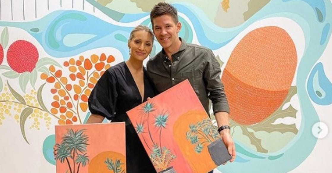 Tim Paine with his wife Bonnie. File photo: IANS