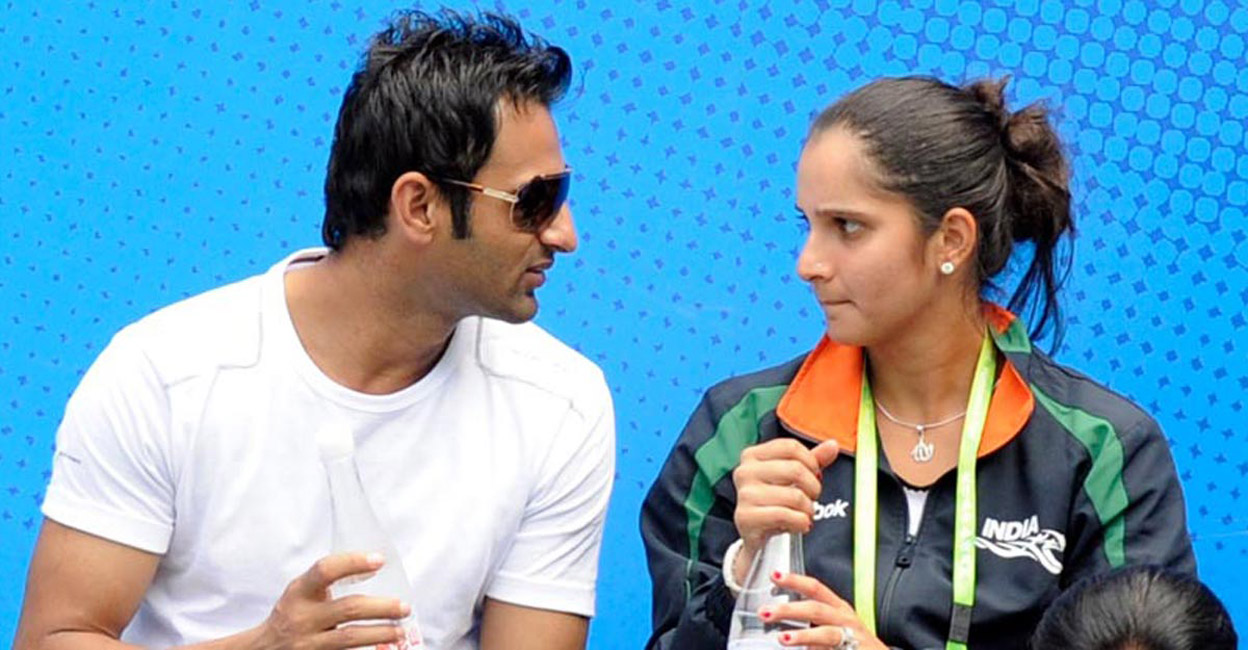 Shoaib Malik and Sania Mirza. Photo: Manorama Archives