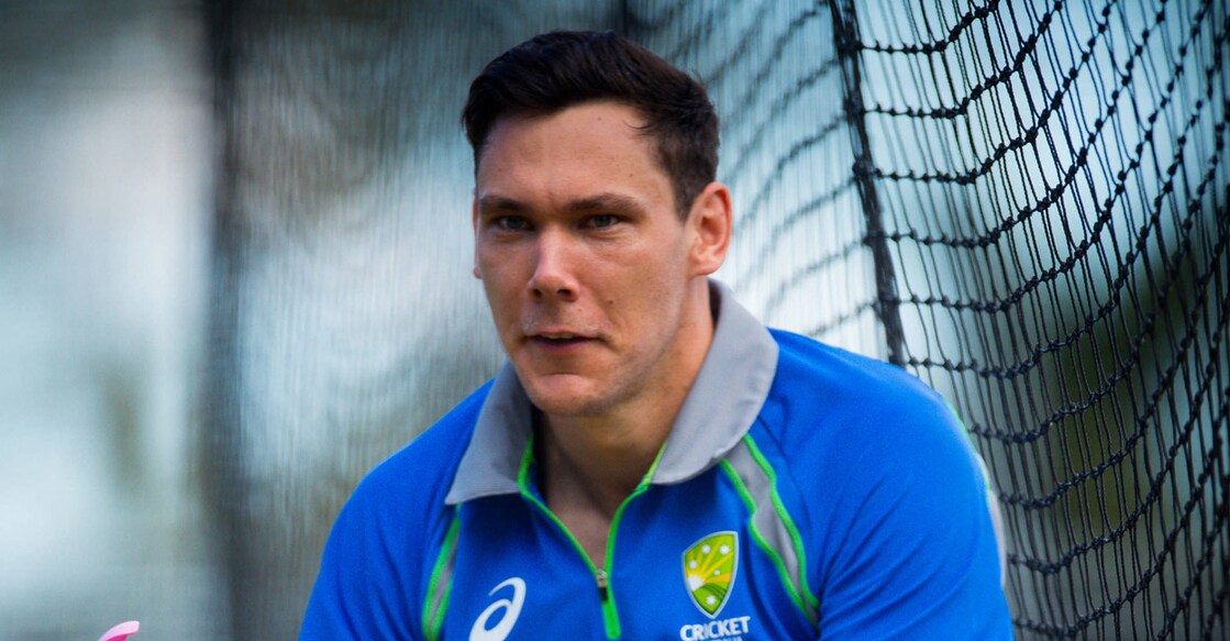 Scott Boland Scott Boland will receive his baggy green cap on Sunday. File photo: AFP/Patrick Hamilton