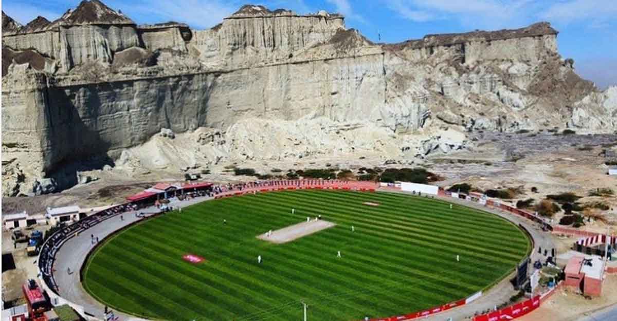 Cricket stadium in Pakistan's Gwadar