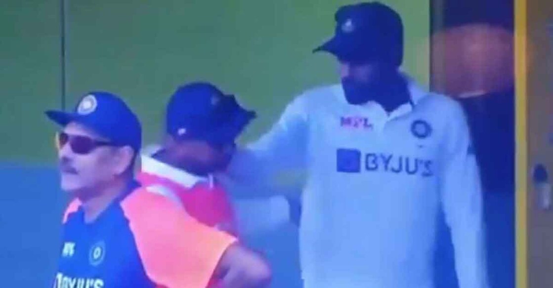 Ravi Shastri, Kuldeep Yadav & Mohamed Siraj