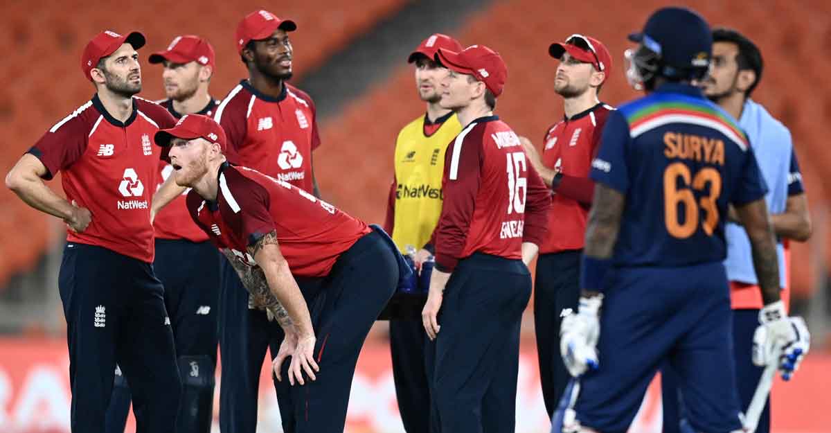 Suryakumar Yadav was unlucky to have been given out in the fourth T20I against England. Photo: AFP