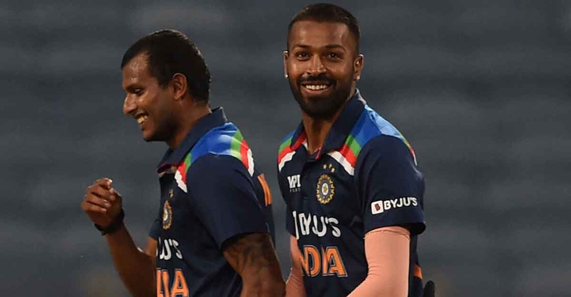 Natarajan & Hardik Pandya Natarajan & Hardik Pandya