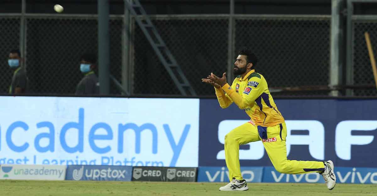 R Jadeja Jadeja took four catches to pin the Jaipur franchise down. Photo: Twitter@IPL