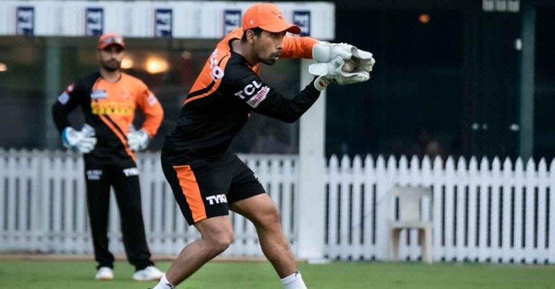 Saha had tested positive for COVID-19 hours before SRH were to take on Mumbai Indians on May 4. File photo: IANS