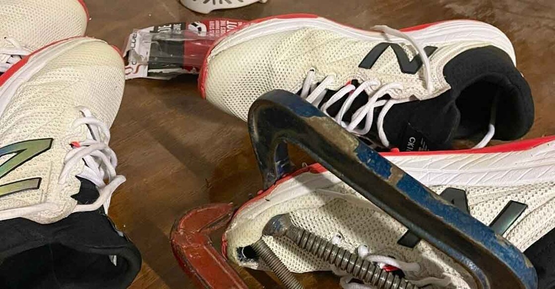 Zimbabwe cricketer pleads for sponsor, posts picture of ripped shoe. Zimbabwe player Ryan Burl has highlighted the plight of his country's cricketers, who cannot even afford decent shoes. Photo: IANS