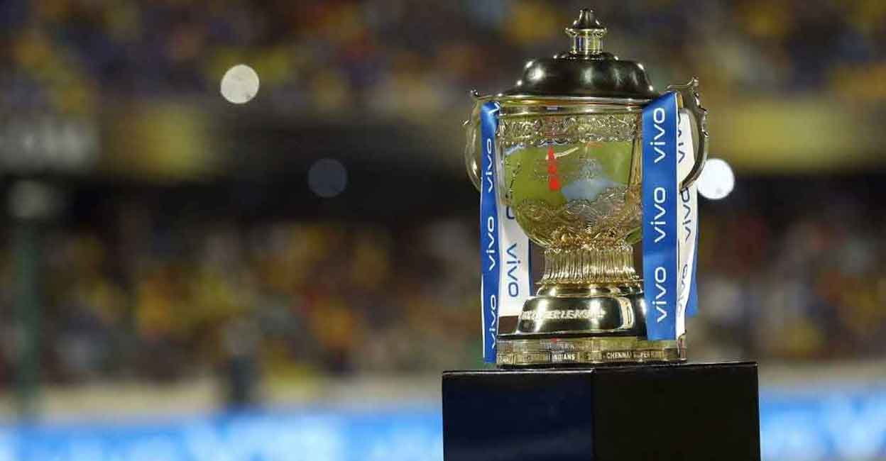 IPL trophy. Photo: Twitter/BCCI
