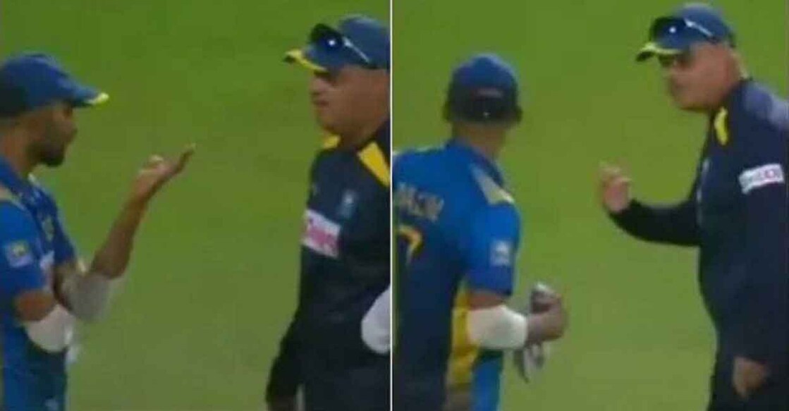 Dasun Shanaka and Mickey Arthur Dasun Shanaka and Mickey Arthur