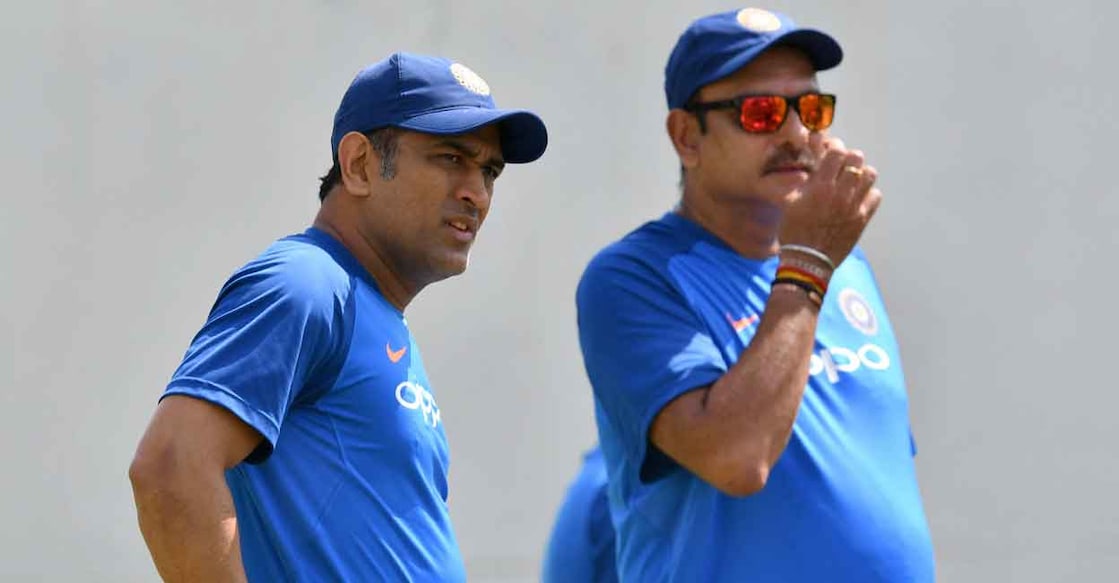 Dhoni & Shastri Dhoni & Shastri