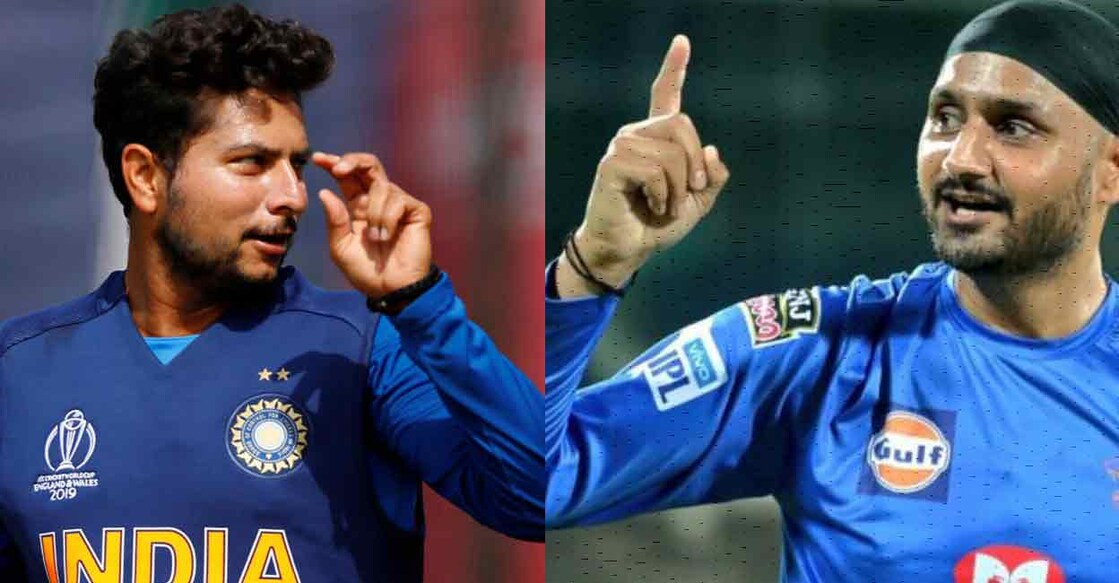 Kuldeep and Harbhajan Kuldeep Yadav (left) and Harbhajan Singh. Photos: Reuters/PTI