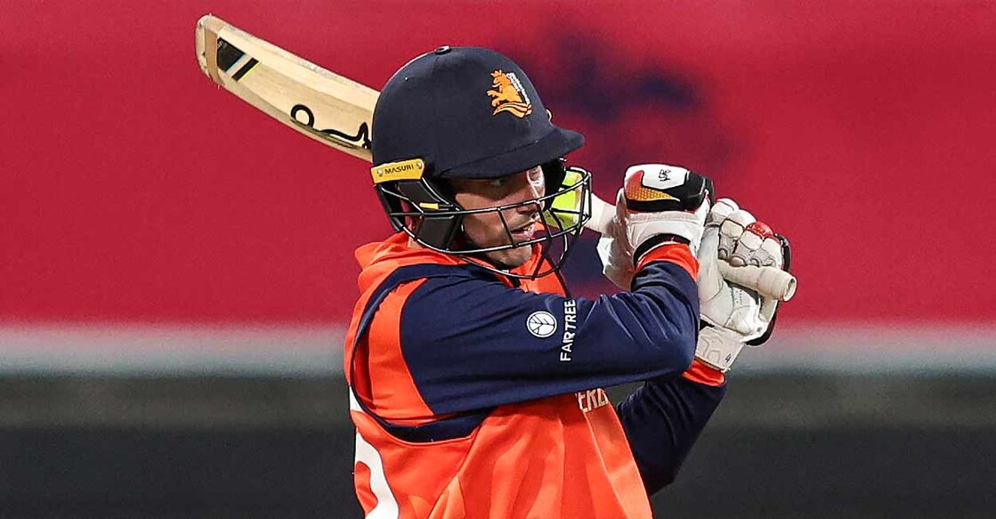 Scott Edwards guided the Dutch home. Photo: AFP/Martin Keep