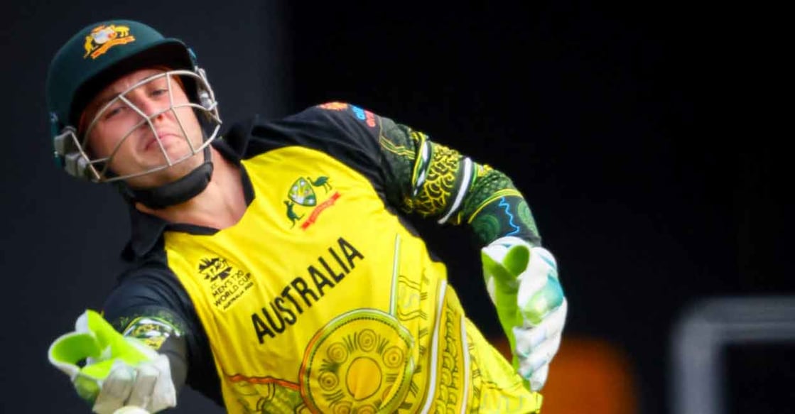 Josh Inglis is the reserve to regular wicketkeeper Matthew Wade in the Australian squad. File photo: AFP/Patrick Hamilton