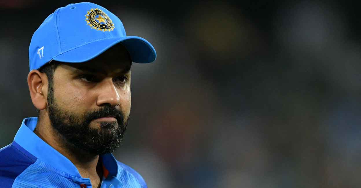 Rohit Sharma is leading India in a World Cup for thefirst time. File photo: AFP/Noah Saleem