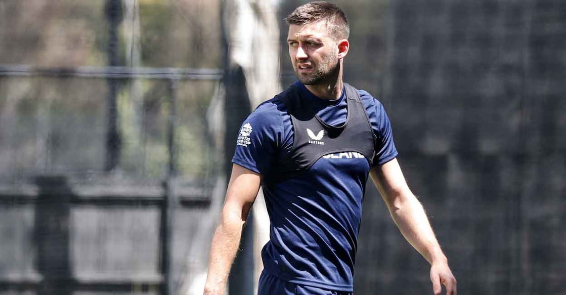 Mark Wood has been on fire in the tournament. File photo: AFP/Surjeet Yadav