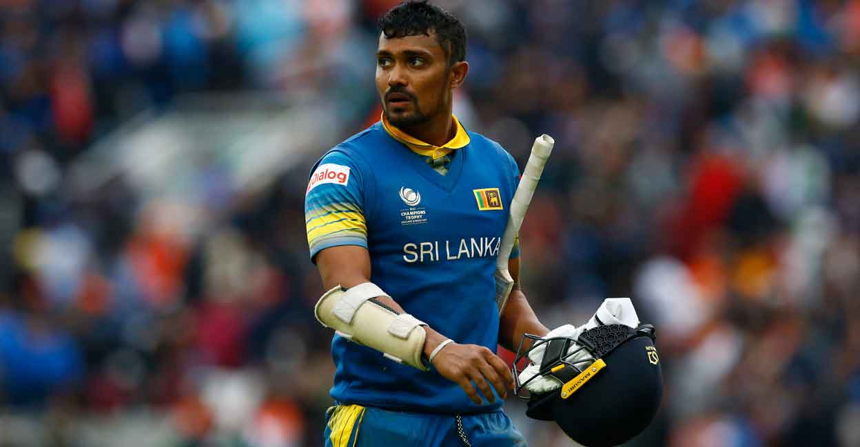 Danushka Gunathilaka was arrested on November 6. File photo: Reuters/Peter Cziborra 