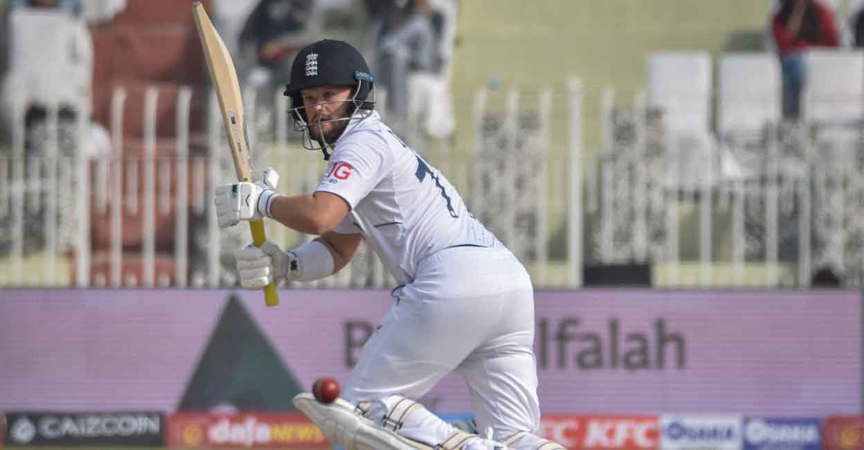 Ben Duckett Ben Duckett plays a shot. Photo: Reuters/Tanveer Shahzad