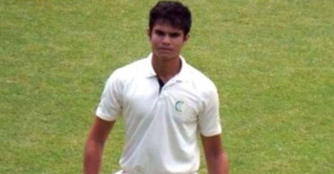 Arjun Tendulkar Arjun Tendulkar made 120. File photo: IANS