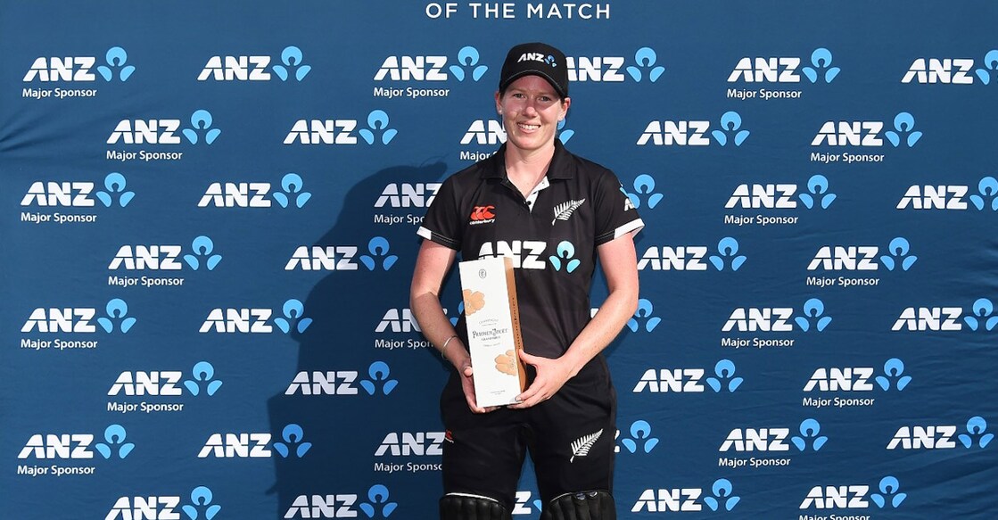Lauren Down won the player-of-the-match award. Photo: IANS