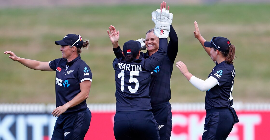 New Zealand made it 4-0. Photo: Twitter/ICC