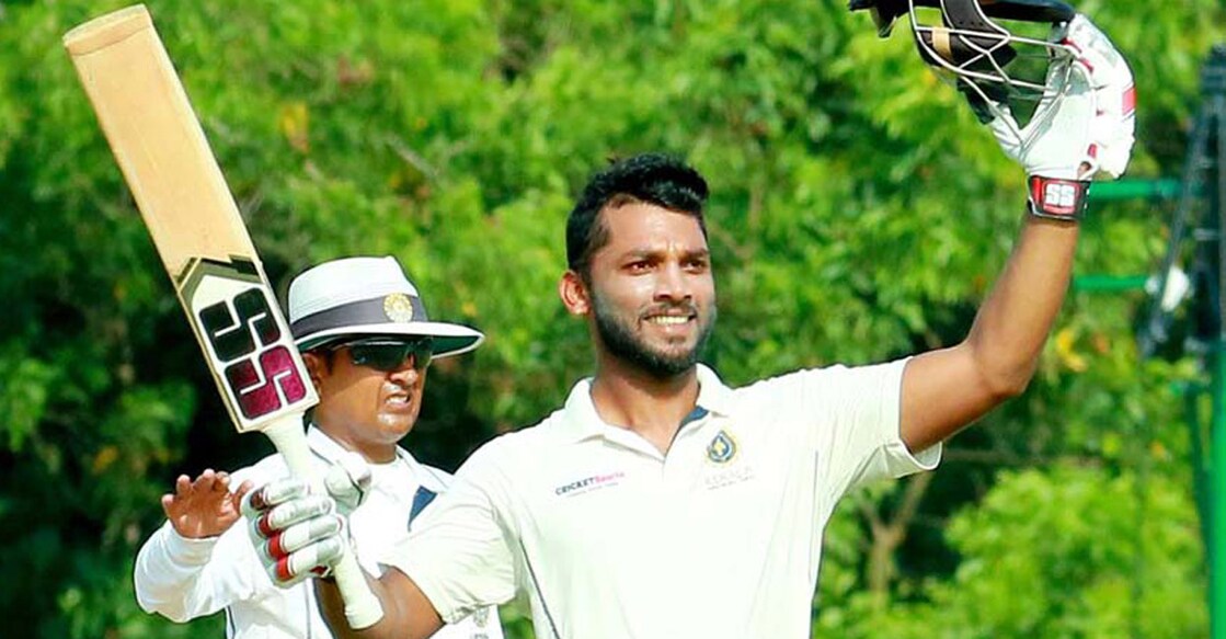 Vishnu Vinod has been Kerala's best batter across formats this season. File photo: KCA