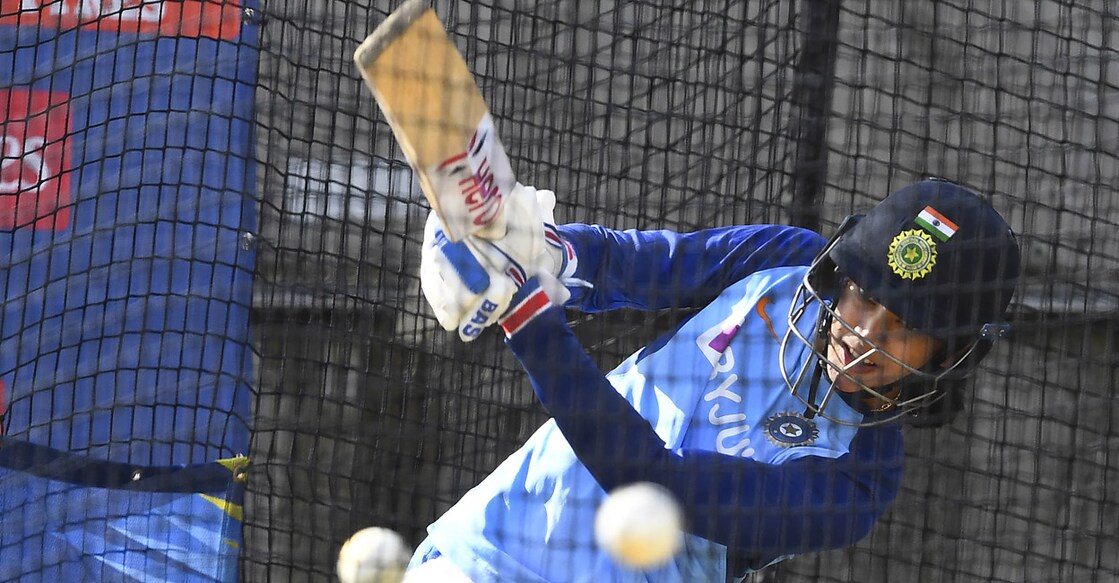 Smrit Mandhana. File photo: AFP/William West