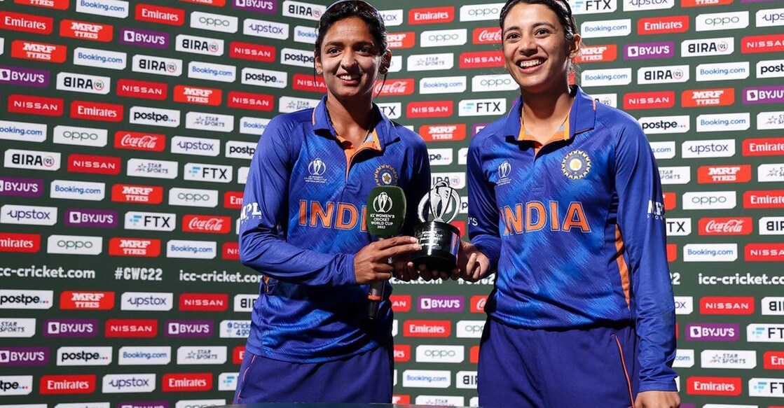 It was  a game to cherish for Harmanpreet Kaur and Smriti Mandhana. Photo: IANS