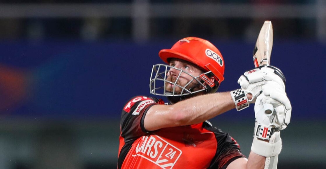 Kane Williamson, captain of Sunrisers Hyderabad plays a shot during match 21 of the Indian Premier League 2022 cricket tournament between the Sunrisers Hyderabad and the Gujarat Titans, at the DY Patil Stadium in Mumbai, Monday, April 11, 2022. PHOTO: PTI