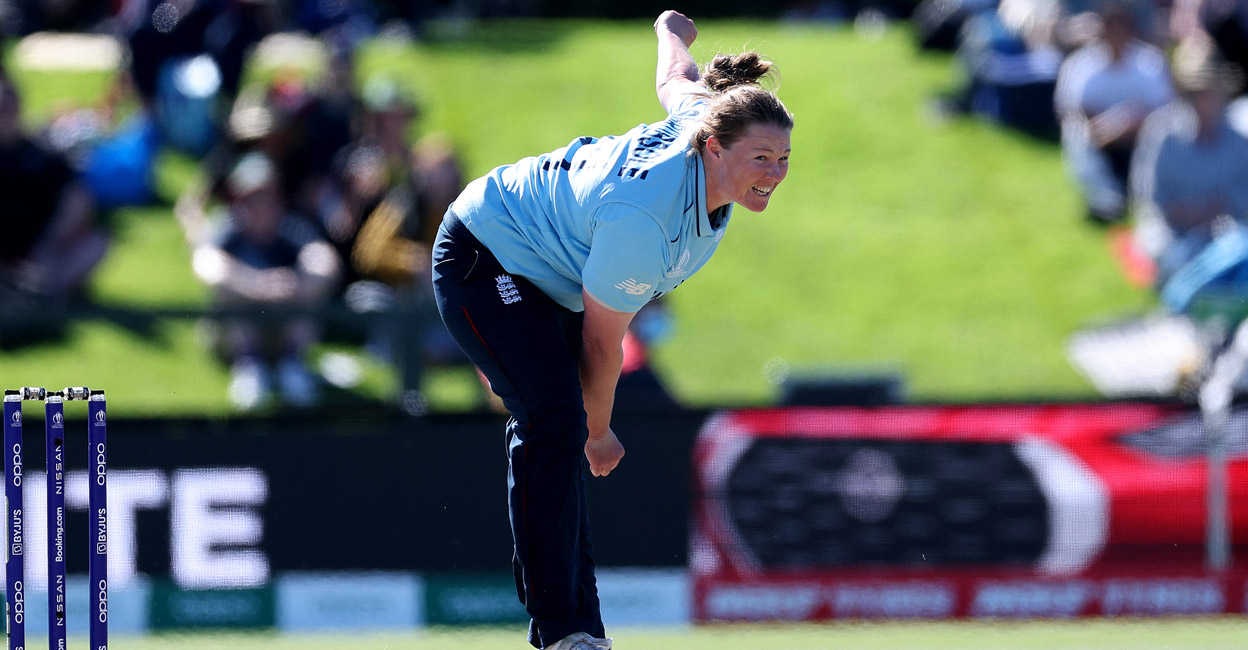 Anya Shrubsole'e's last appearance for England came in their 71-run defeat by Australia in the Women's World Cup final earlier this month. File photo: AFP/Marty Melville