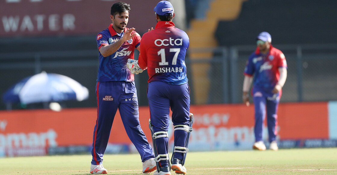 Shardul Thakur was the most successful Delhi bowler. Photo: Twitter@IPL
