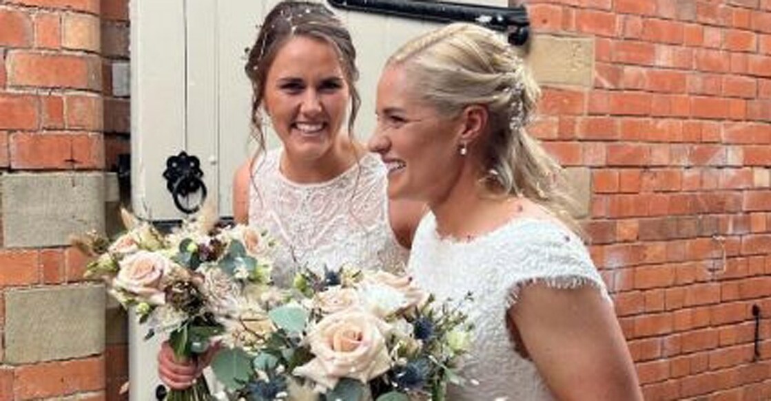 Natalie Sciver and Katherine Brunt got married on Sunday. File photo: IANS 