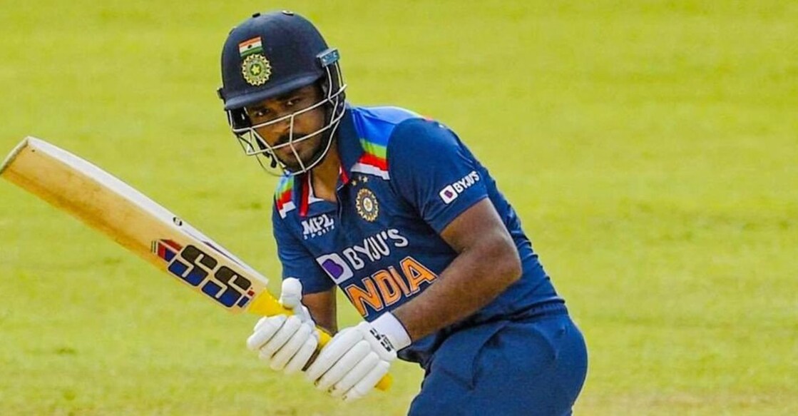 Sanju Samson has yet to score an international fifty. File photo: IANS