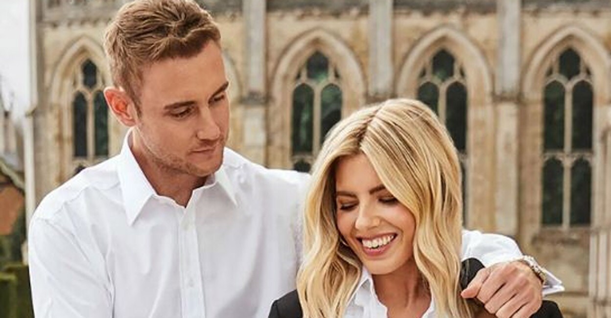 Stuart Broad and Mollie King got engaged in January, 2021. File photo: IANS