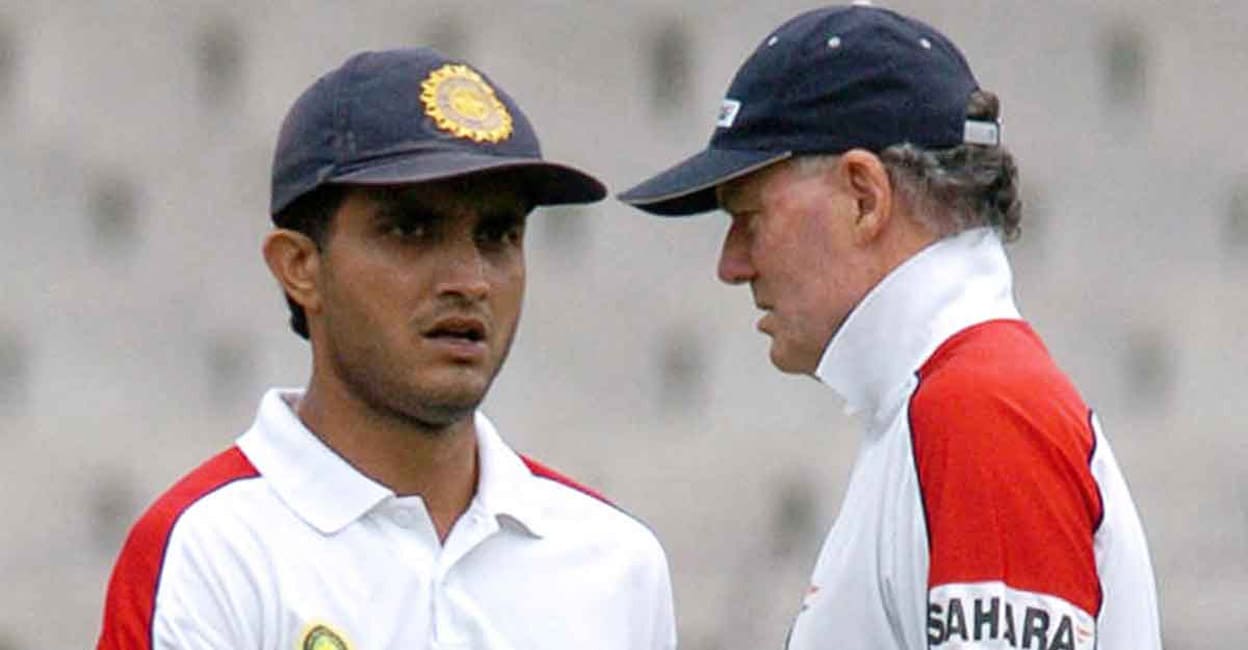 CRICKET-INDIA-PRACTISE-GANGULY-CHAPPELL Sourav Ganguly and Greg Chappell did not see eye to eye. File photo: AFP/Manan Vatsyayana
