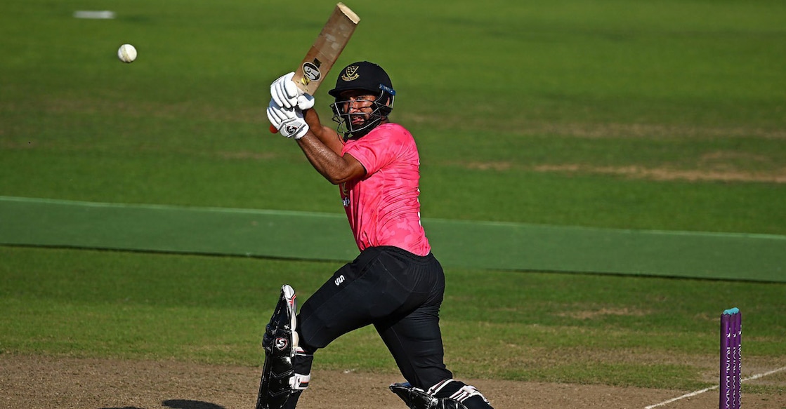 Cheteshwar Pujara in action. Photo: Twitter@cheteshwar1