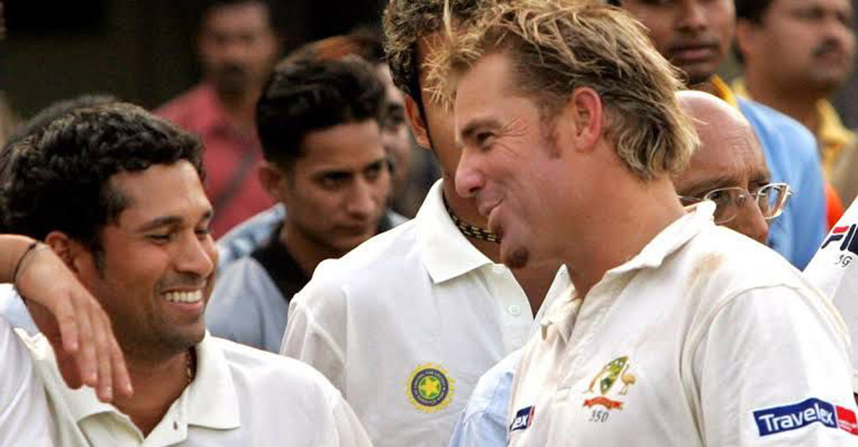 Sachin Tendulkar and Shane Warne Sachin Tendulkar and Shane Warne were great friends. Photo: Twitter@sachin_rt