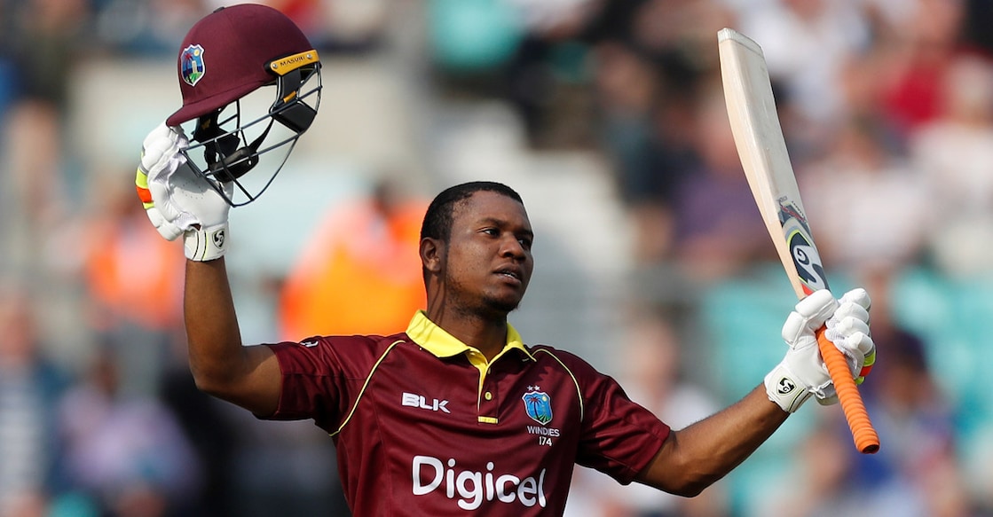 Evin Lewis last played for the West Indies in the 2021 T20 World Cup. File photo:  Action Images via Reuters/Paul Childs