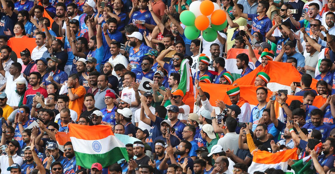 The Men in Blue enjoy great support wherever they play. File photo: AFP/Surjeet Yadav