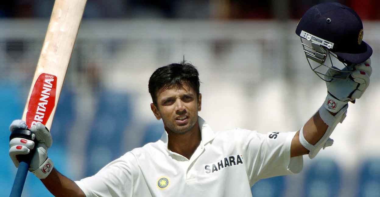 Rahul Dravid Rahul Dravid celebrates his double ton against Pakistan in the 2004 Rawalpindi Test. File photo: AFP/Jewel Samad
