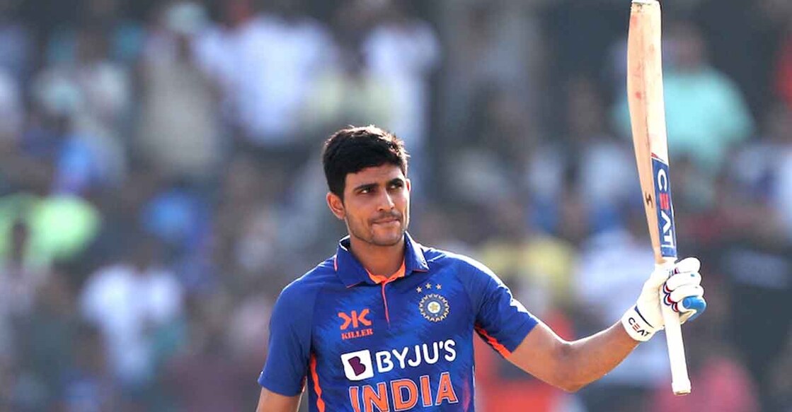 Shubman Gill became the youngest double centurion in ODI cricket. File photo: IANS