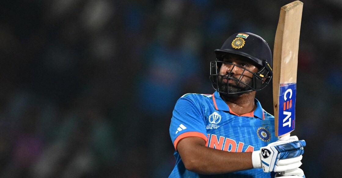 Rohit Sharma Rohit Sharma plays a pull shot. Photo: AFP/Money Sharma