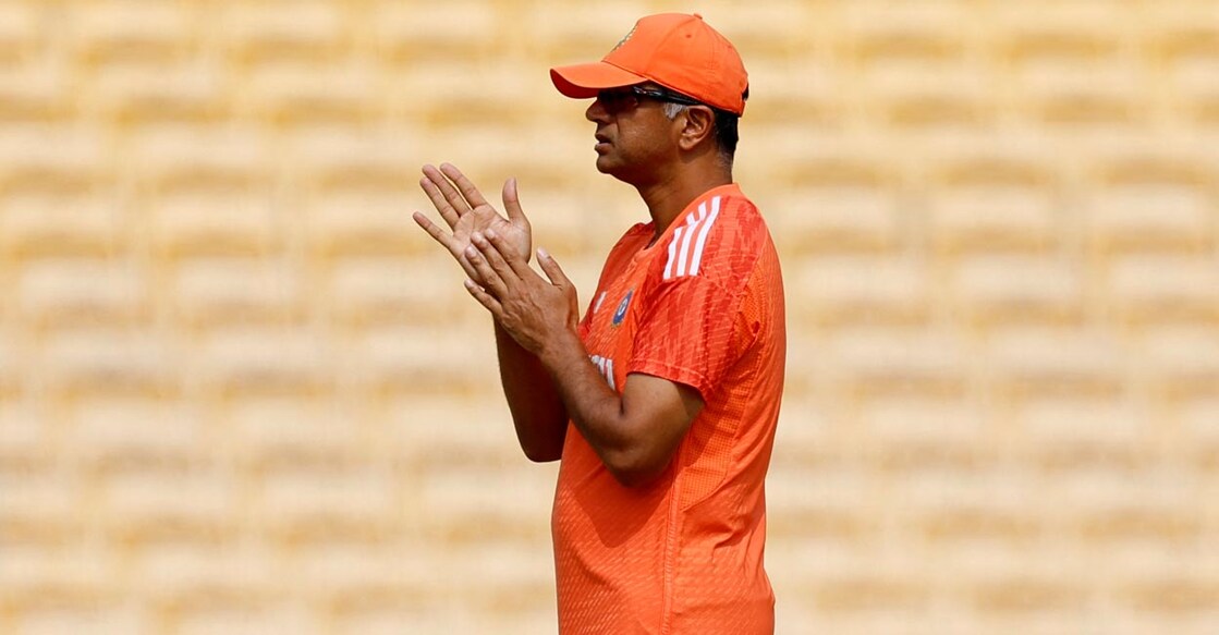 Indian head coach Rahul Dravid. File photo: Reuters/Adnan Abidi